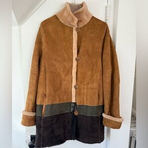 Blue Duck Reversible Spanish Merino Shearling Coat Women’s M